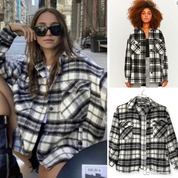 Zara oversized Wool blend shacket - Picture 1 of 13